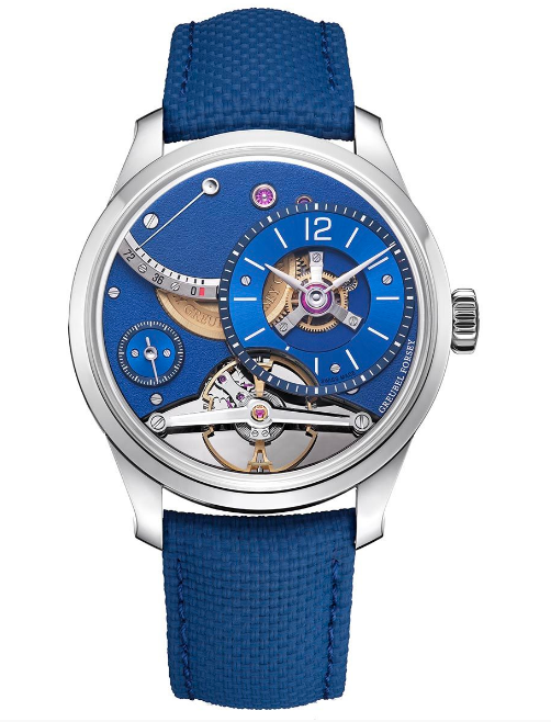 Greubel Forsey Balancier Contemporain Blue dial Replica Watch
